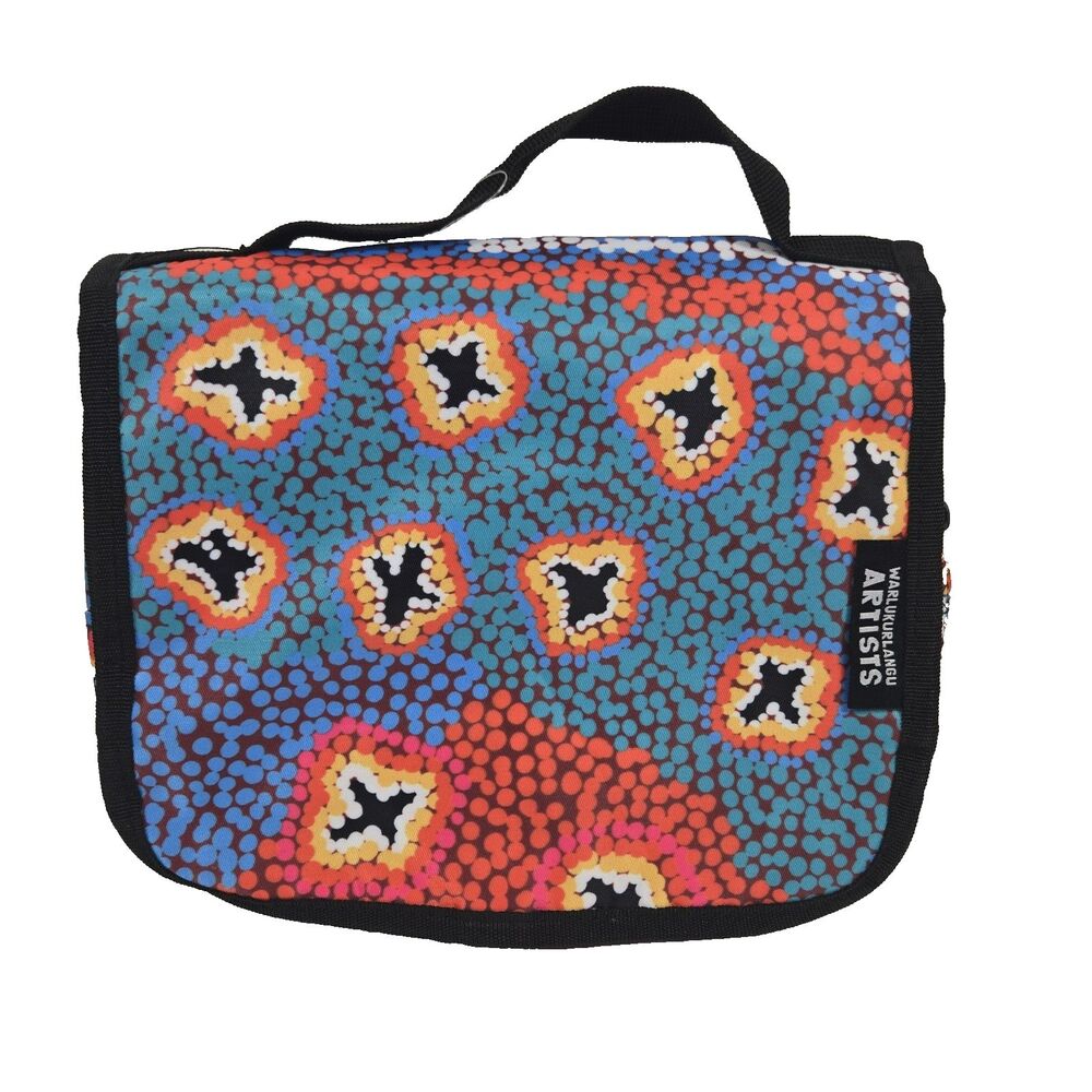 Warlukurlangu Artists Alperstein Designs Colorful Hang‎ Bag Tolb Stew NWT